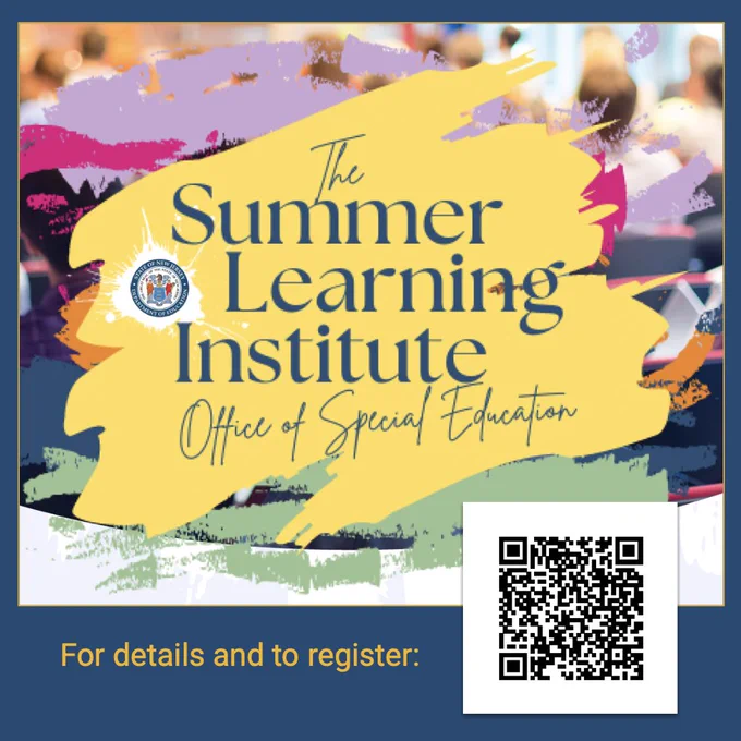 Image shows the logo for Office of Special Education’s The Summer Learning Institute. 