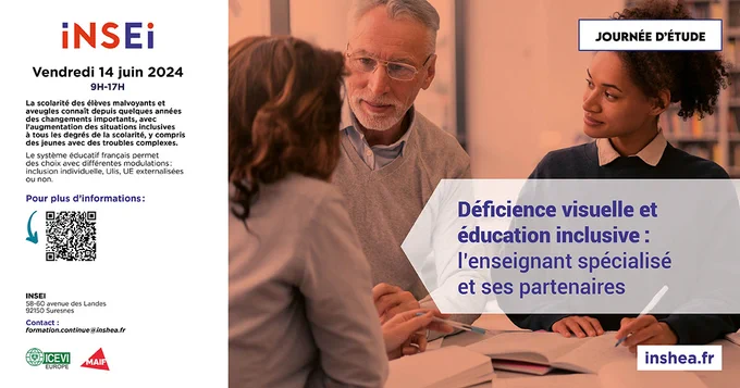 Journée d'étude déficience visuelle à l'INSEI.