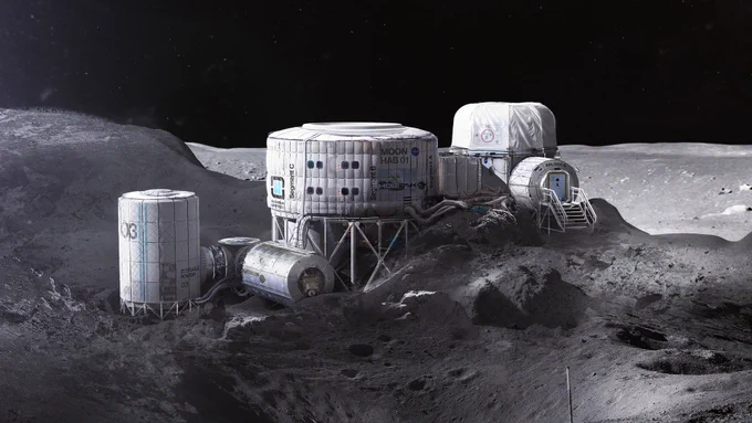 My concept art for Lunar Habitat for Twardowsky 2.0 - short movie https://www.artstation.com/artwork/4alW1