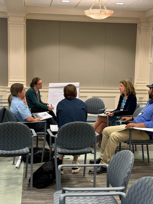 NC Vision Zero Leadership Institute small group discussion