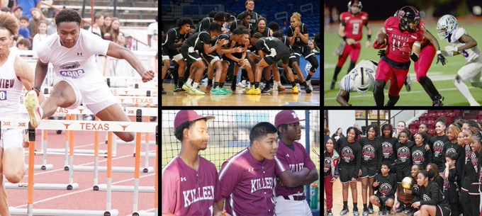 Athletes participating in sports