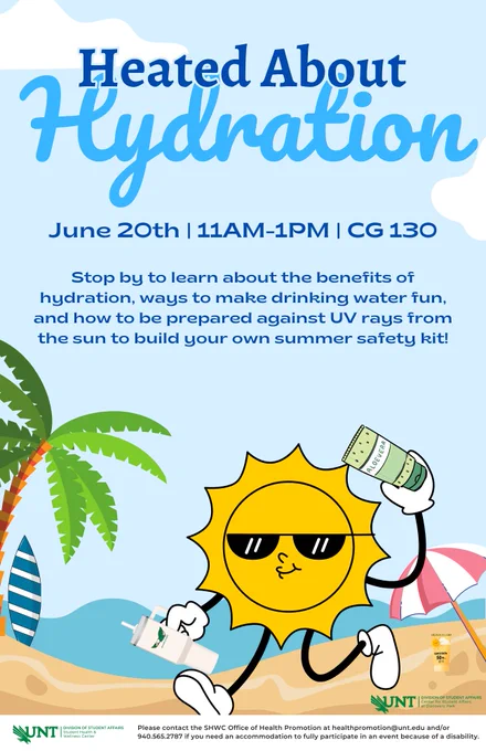 Heated about Hydration Poster