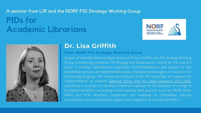 Bio of Dr. Lisa Griffith, chair of NORF PID Strategy Working Group