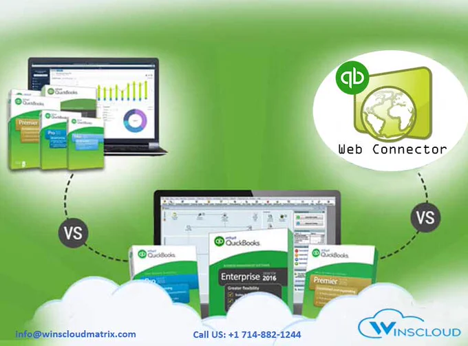 Enhancing QuickBooks Desktop Functionality with Web Connector on the Hosted Cloud.