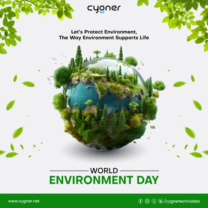 🌍🌿 Happy World Environment Day! 🌿🌍 Let's celebrate our beautiful planet and commit to protecting it for future generations. 🌱
🌏♻️ Together, let's pledge to reduce our carbon footprint and preserve the wonders of nature. 🌳

#WorldEnvironmentDay #GoGreen #SaveThePlanet #EarthDayEveryDay #EnvironmentalAwareness #GreenLiving #ProtectOurPlanet #EcoFriendly #ReduceReuseRecycle #EnvironmentalJustice #GoOrganic
