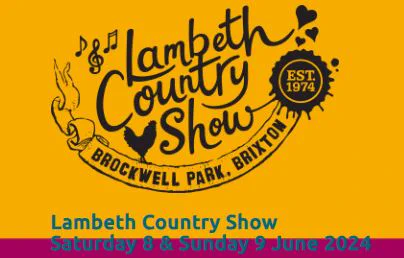 Lambeth Country Show saturday 8 and Sunday 9 June