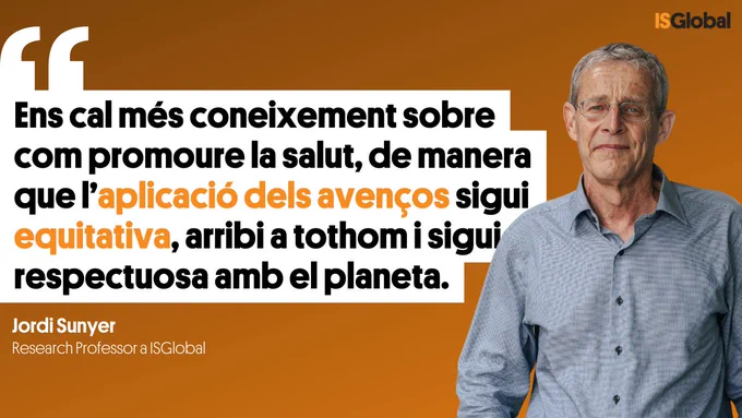 L'investigador d'ISGlobal Jordi Sunyer rep el premi Jaume I a la Recerca Clínica i la Salut Pública
