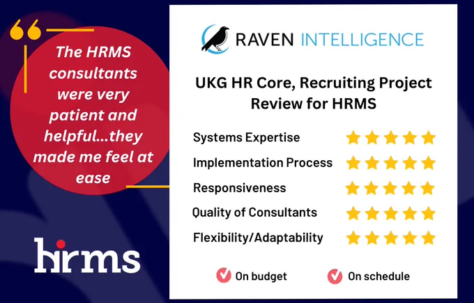 HRMS 5 star review of UKG services