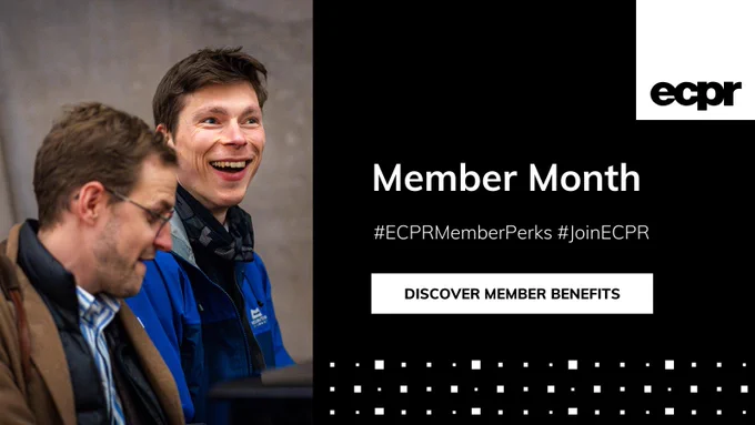 ECPR Member Month - Discover the benefits of ECPR membership for institutions and individual scholars

Image of two participants at the ECPR Joint Sessions of Workshops in Lüneburg, Germany