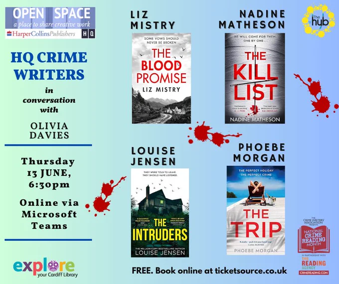 HQ Crime Writers Event