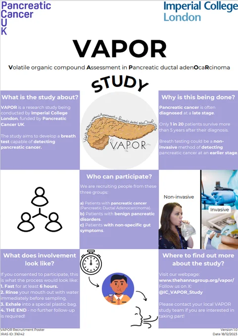 VAPOR Trial recruitment poster