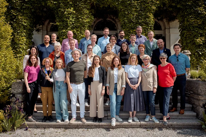This is a group photo of Sciana's fifth cohort and those who participated in the cohort's fourth meeting. 