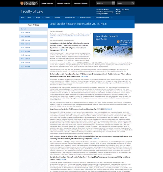 SSRN Research Paper Series