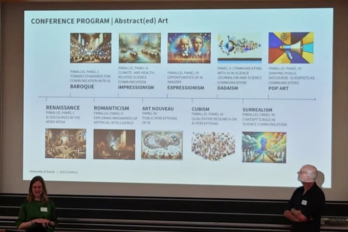 Auftakt der Konferenz Science Communication in the Age of Artificial Intelligence an der Universität Zürich 