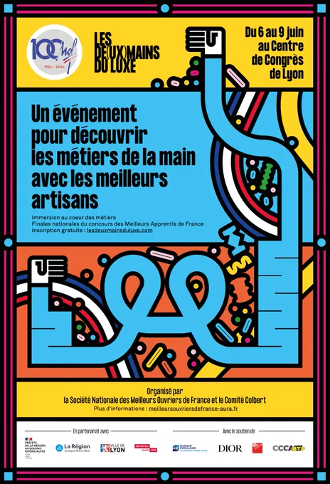 Affiche de l'événement « Les de(ux)mains du luxe »