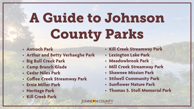 A Guide to Johnson County Parks - List of each park 