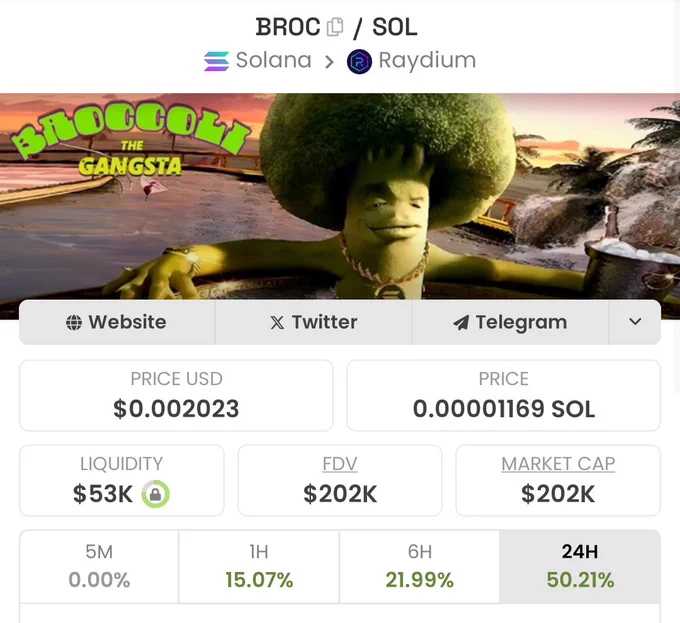 $BROC on solana