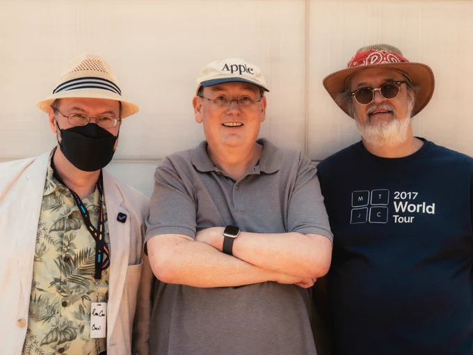 Ken, James, and Tim the day after