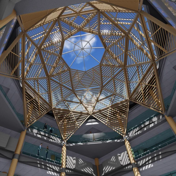 novum, structural glass, skylight, architecture