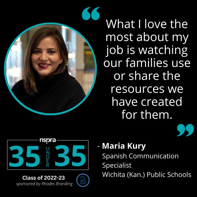 Maria Kury: What I love the most about my job is watching our families use or share the resources we have created for them.