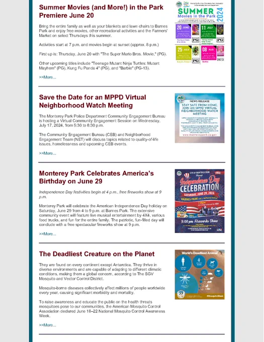Decorative image of e-newsletter.