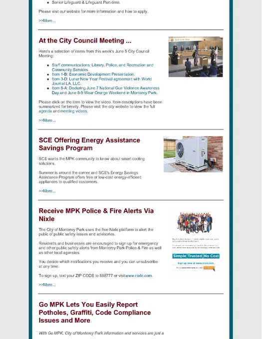 Decorative image of e-newsletter.
