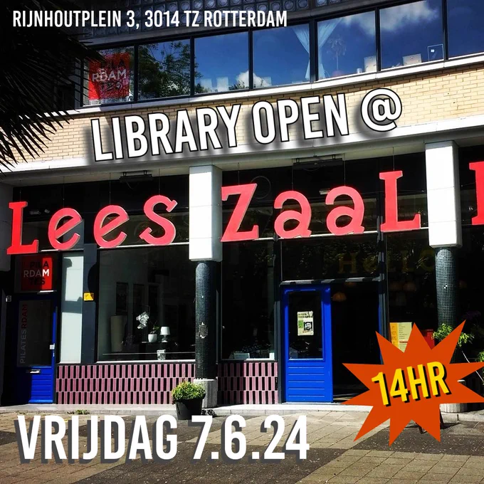 Picture of the front of the building at Leeszaal Rotterdam West location, at Rijnhoutplein 3, 3014 TZ Rotterdam