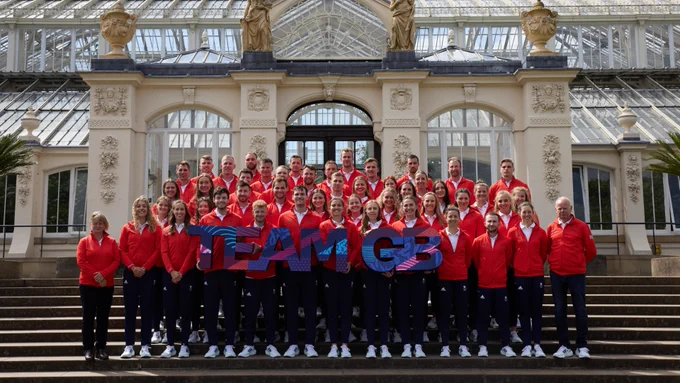 Team GB athletes.