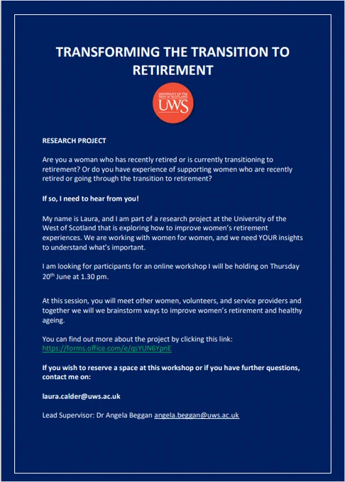 Research recruitment flyer 