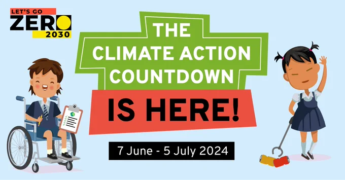 The Climate Action Countdown is here! 7 June - 5 July 2024