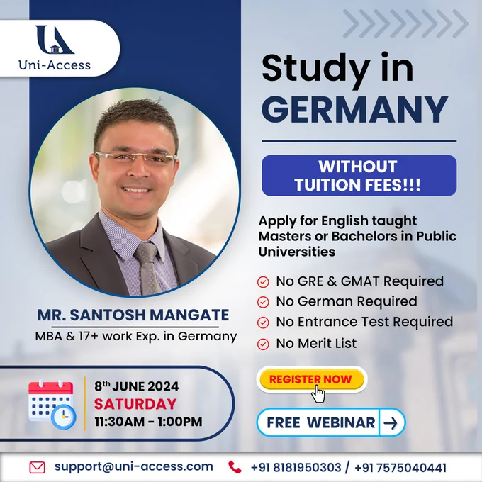 Free Webinar | Study Abroad Consultant for Germany | Uni-Access