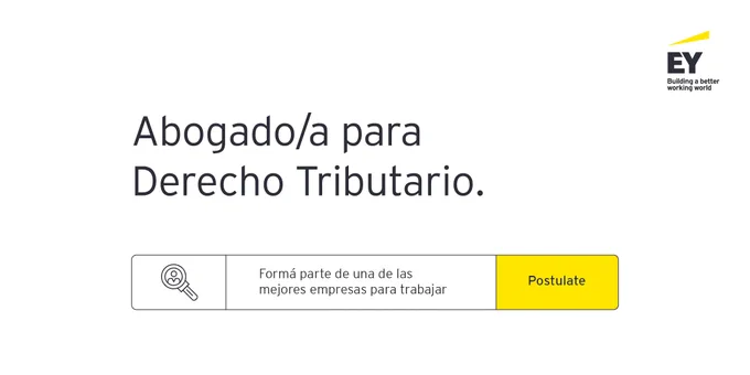 Búsqueda laboral | Abogado/a para Derecho Tributario. 
