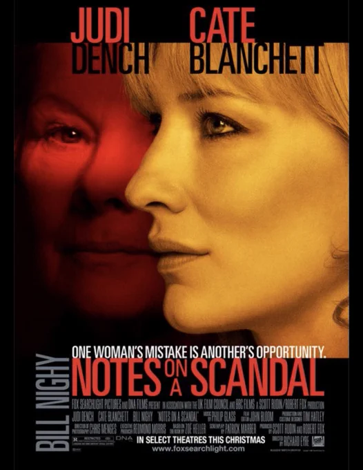 Notes on a Scandal poster