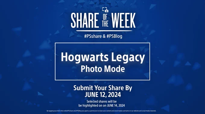 Submit a share from Hogwarts Legacy using #PSshare #PSBlog hashtags by June 12 for a chance to be featured. Selected shares will be highlighted June 14.