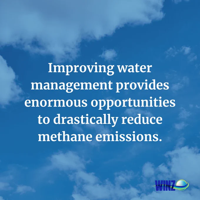 Improving water management provides enormous opportunities to drastically reduce methane emissions.