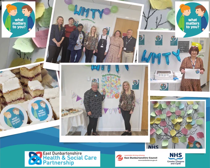 A collage of staff photos, celebrating what matters to you day.