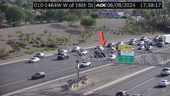 Traffic-camera view of the incident scene.