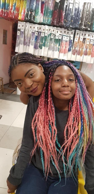 catface ombre hair extensions braids 