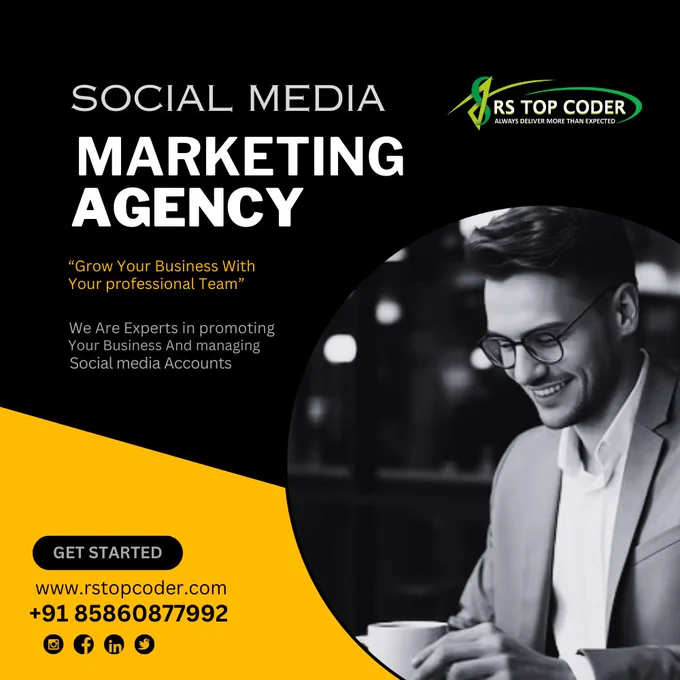 RS Top Coder specializes in growing businesses through expert social media management and tailored marketing strategies. Elevate your brand today!
#SocialMediaMarketing
#DigitalMarketing
#BusinessGrowth
#SocialMediaManagement
#MarketingExperts
#OnlineMarketing
#BrandPromotion
#SocialMediaStrategy
#MarketingAgency
#RS_Top_Coder
Contact:
Website: www.rstopcoder.com
Phone:  91 85860877992