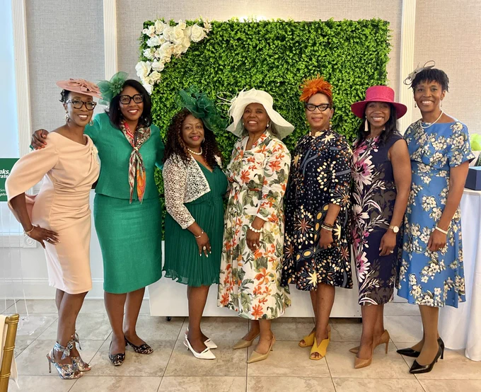 U.S. Attorney Avery with honorees and chapter members