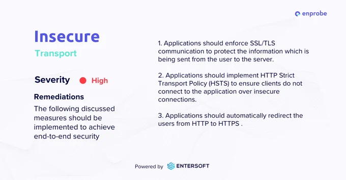 insecure transport