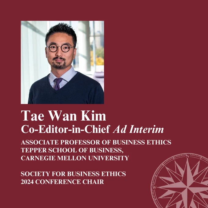 Headshot of Tae Wan with title co-editor-in-chief ad interim.