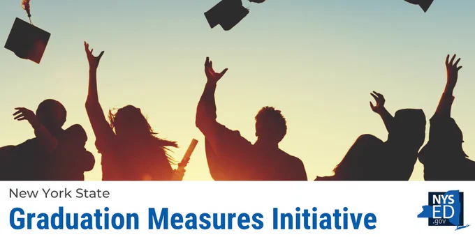 Image of students throwing graduation caps into the air
Graduation Measures in New York State
NYSED.gov logo
