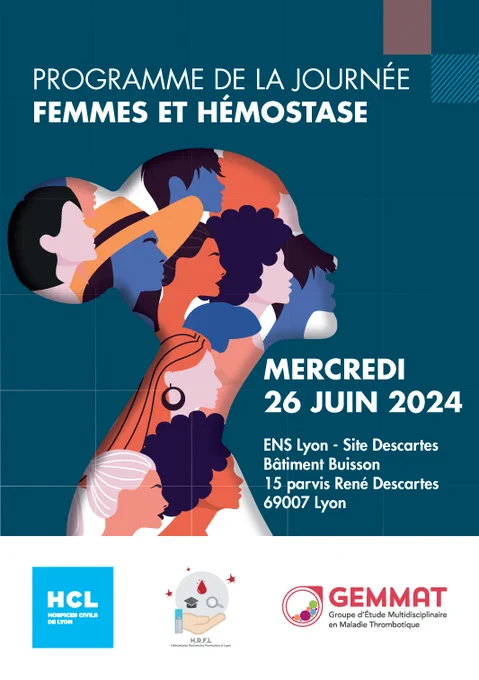 Programme de la journée Femmes et hémostase mercredi 26 juin