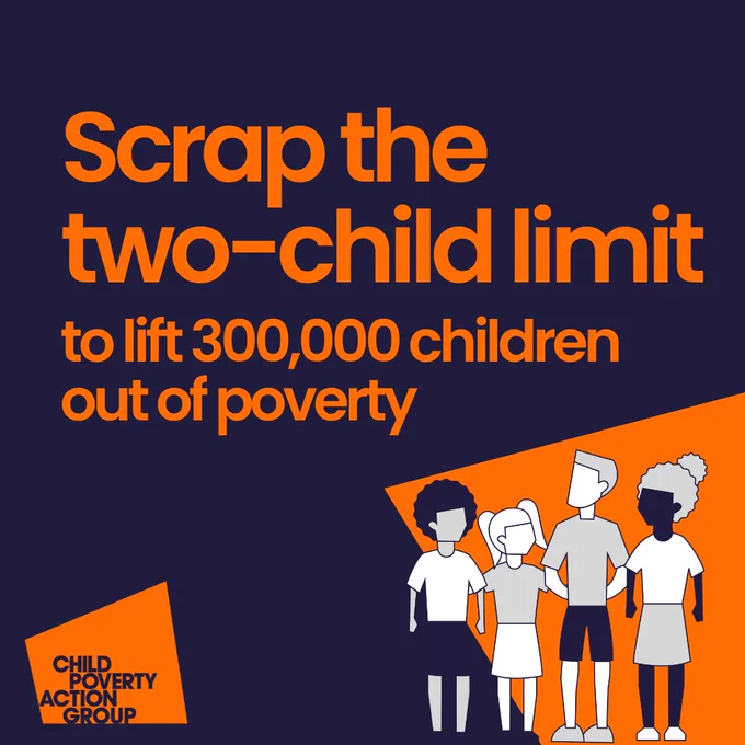 Scrap the two-child limit to lift 300,000 children out of poverty.