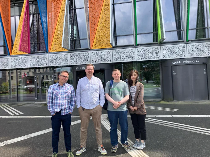 Spencer Hazel, Chris Leyland, Michael Stephenson & Simin Ren at ICOP-L2, University of Southern Denmark, Kolding