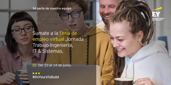 Invitación a participar de la Feria de empleo Jornada Trabajo Ingeniería, IT & Sistemas.