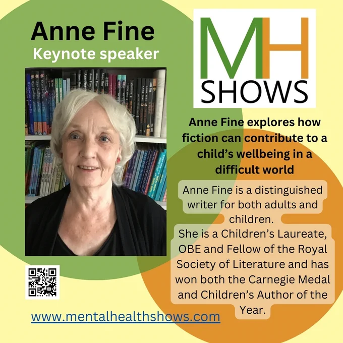 Author Anne Fine explores how fiction can contribute to a child's wellbeing in a difficult world.