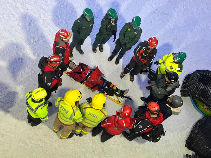 Emergency Services and Rescue Teams at Winter Storm 2024
