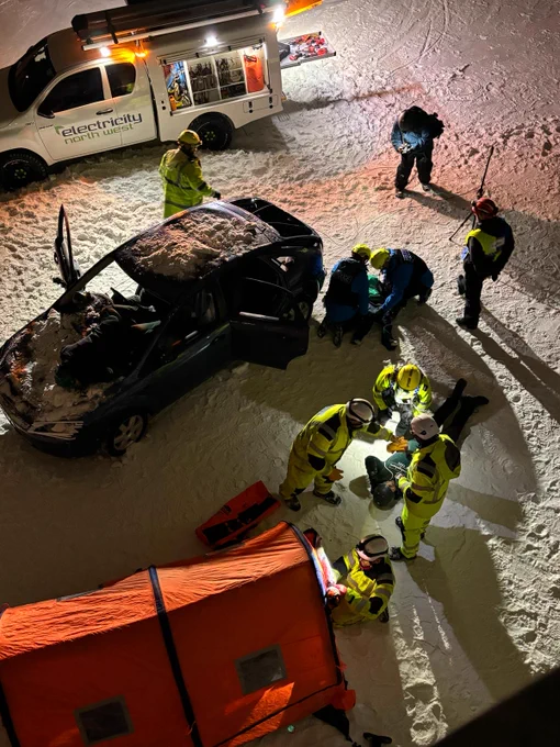 Winter Storm 2024 - an extreme weather emergency services exercise organised by Cheshire Police
